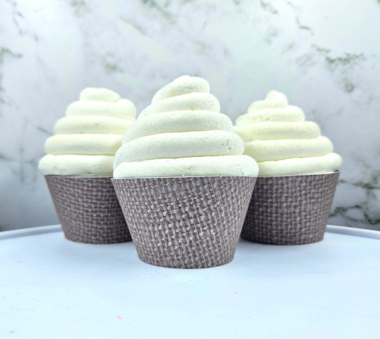 Burlap Cupcake Wrappers