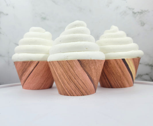 Barn Wood Cupcake Wrappers