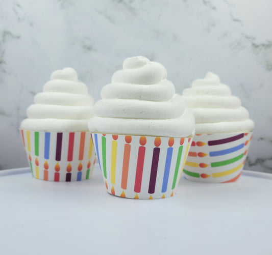 Birthday Candle Cupcake Wrappers