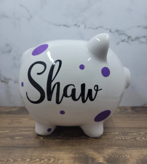 Personalized Piggy Bank