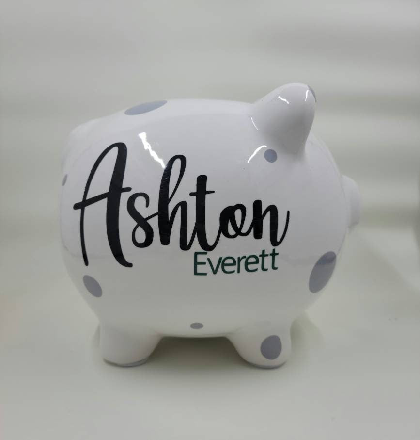 Personalized Piggy Bank