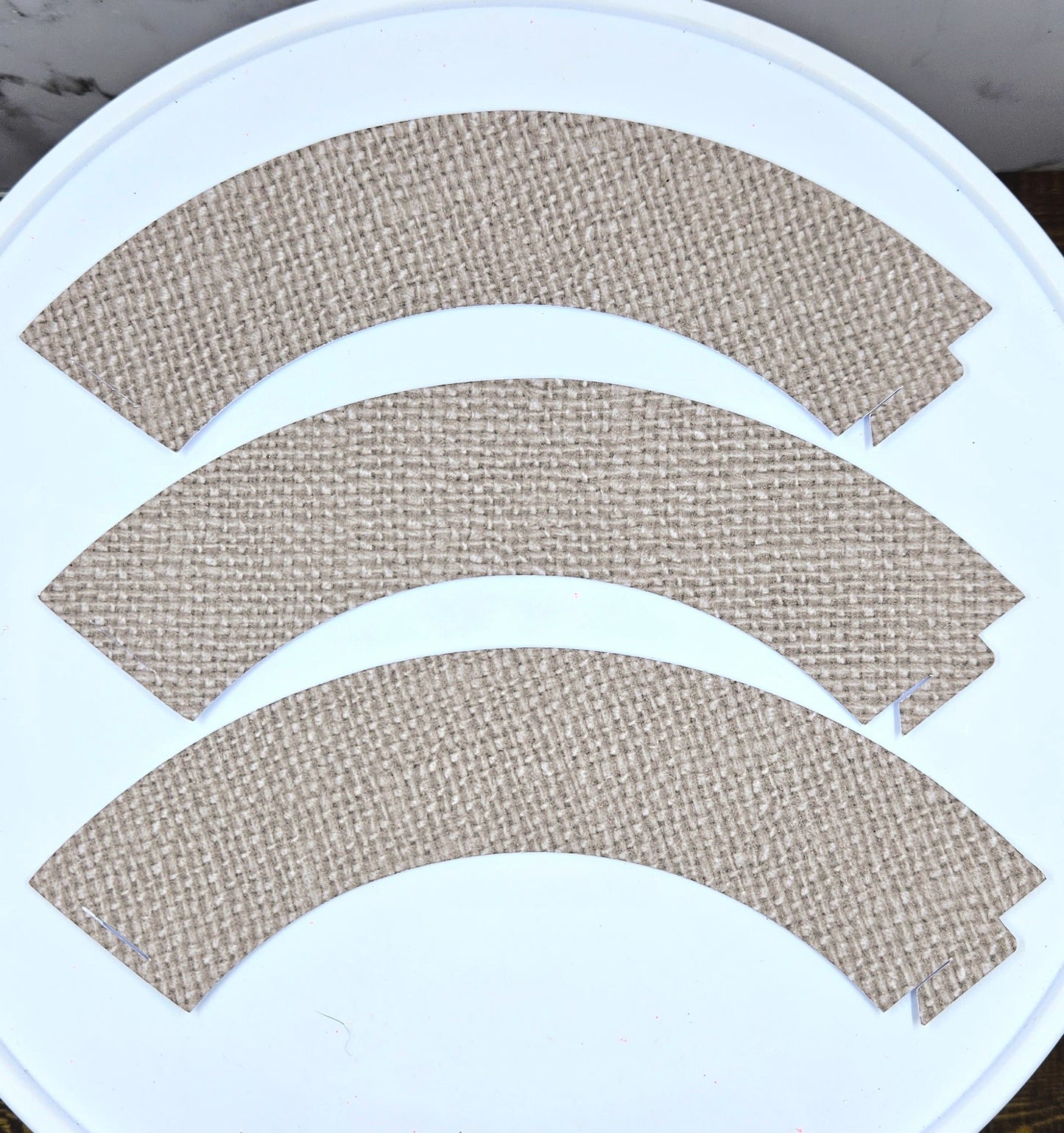 Burlap Cupcake Wrappers