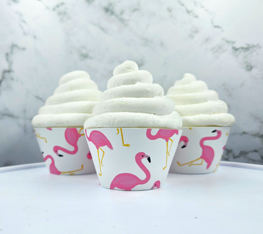 Fun Pink Flamingo Cupcake Wrappers