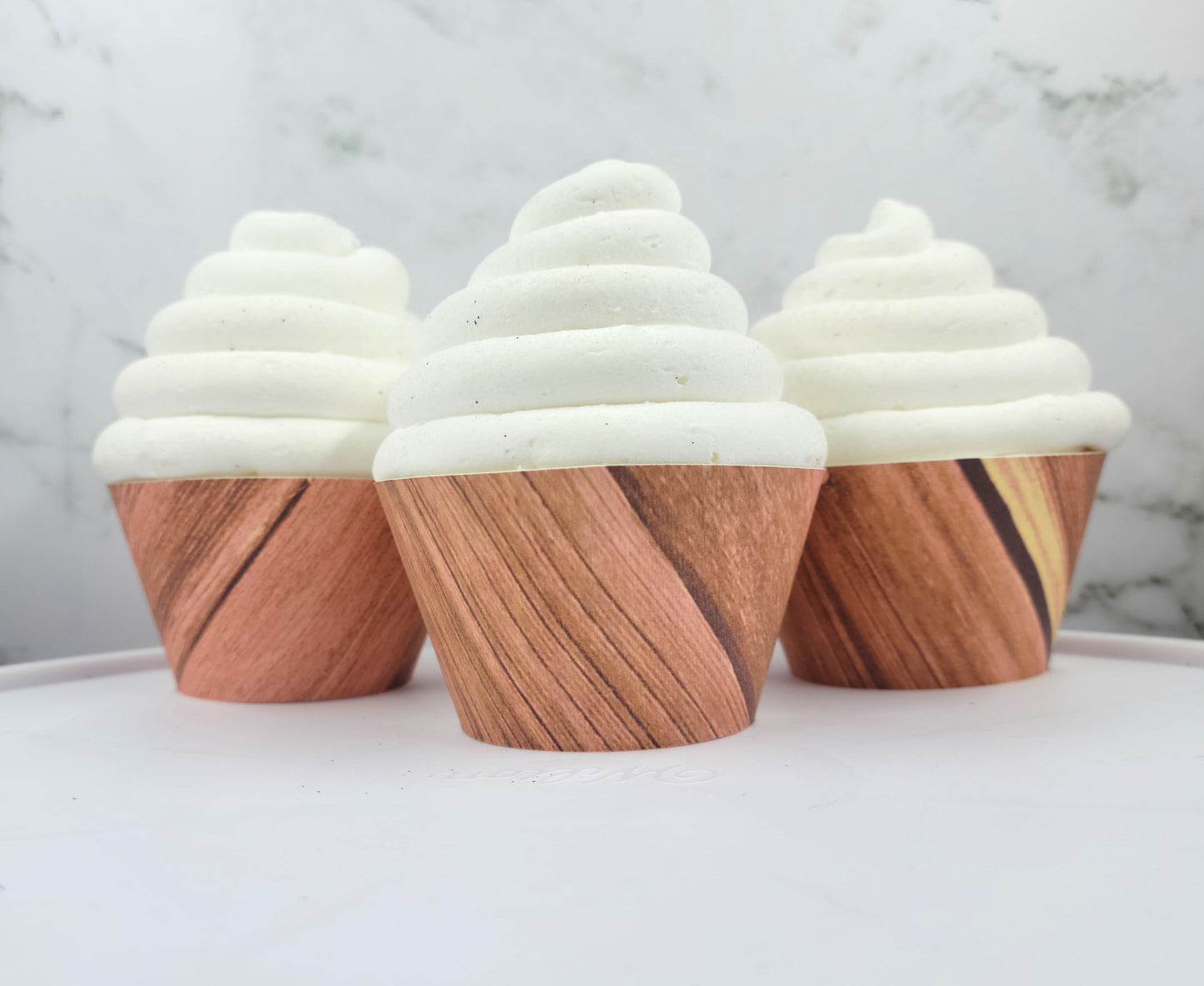 Barn Wood Cupcake Wrappers