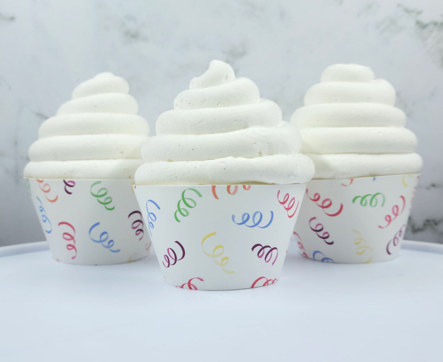 Swirl Confetti Cupcake Wrappers