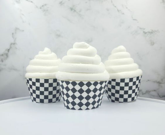 Checkerboard Cupcake Wrappers