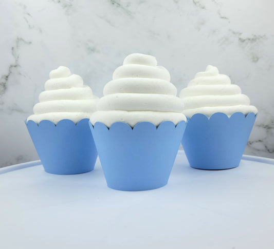 Light Blue Cupcake Wrappers