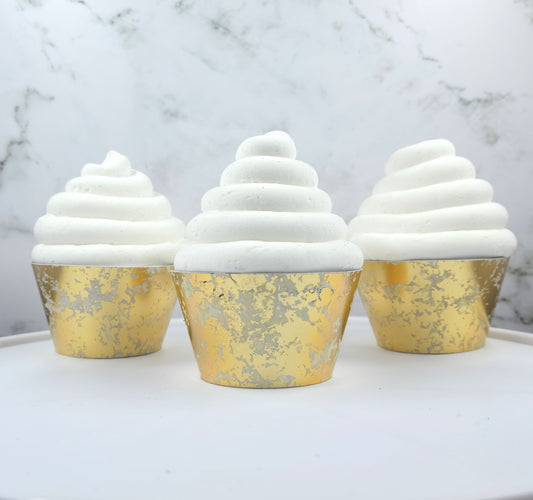 Gold Mercury Glass Cupcake Wrappers