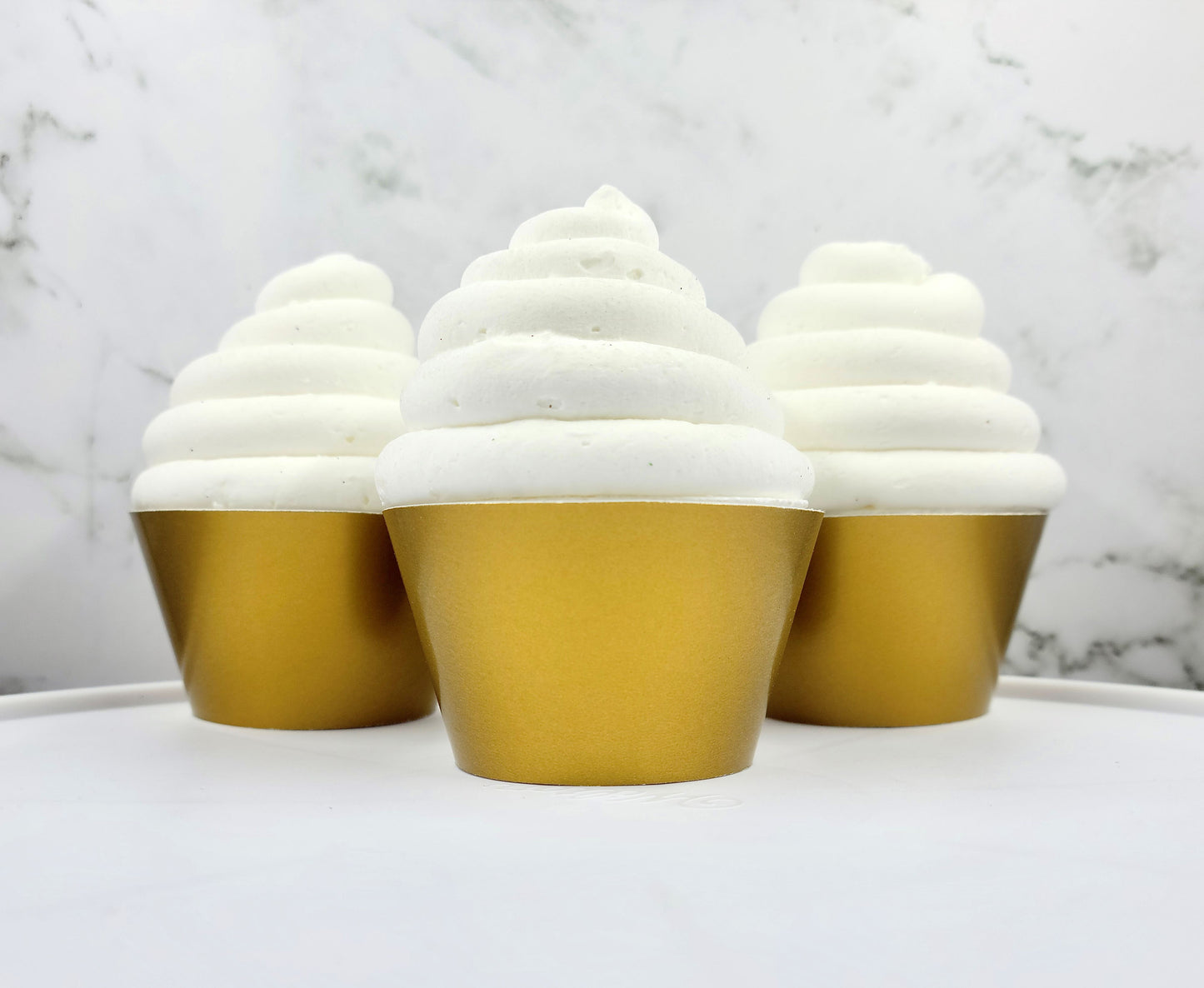 Metallic Gold Cupcake Wrappers