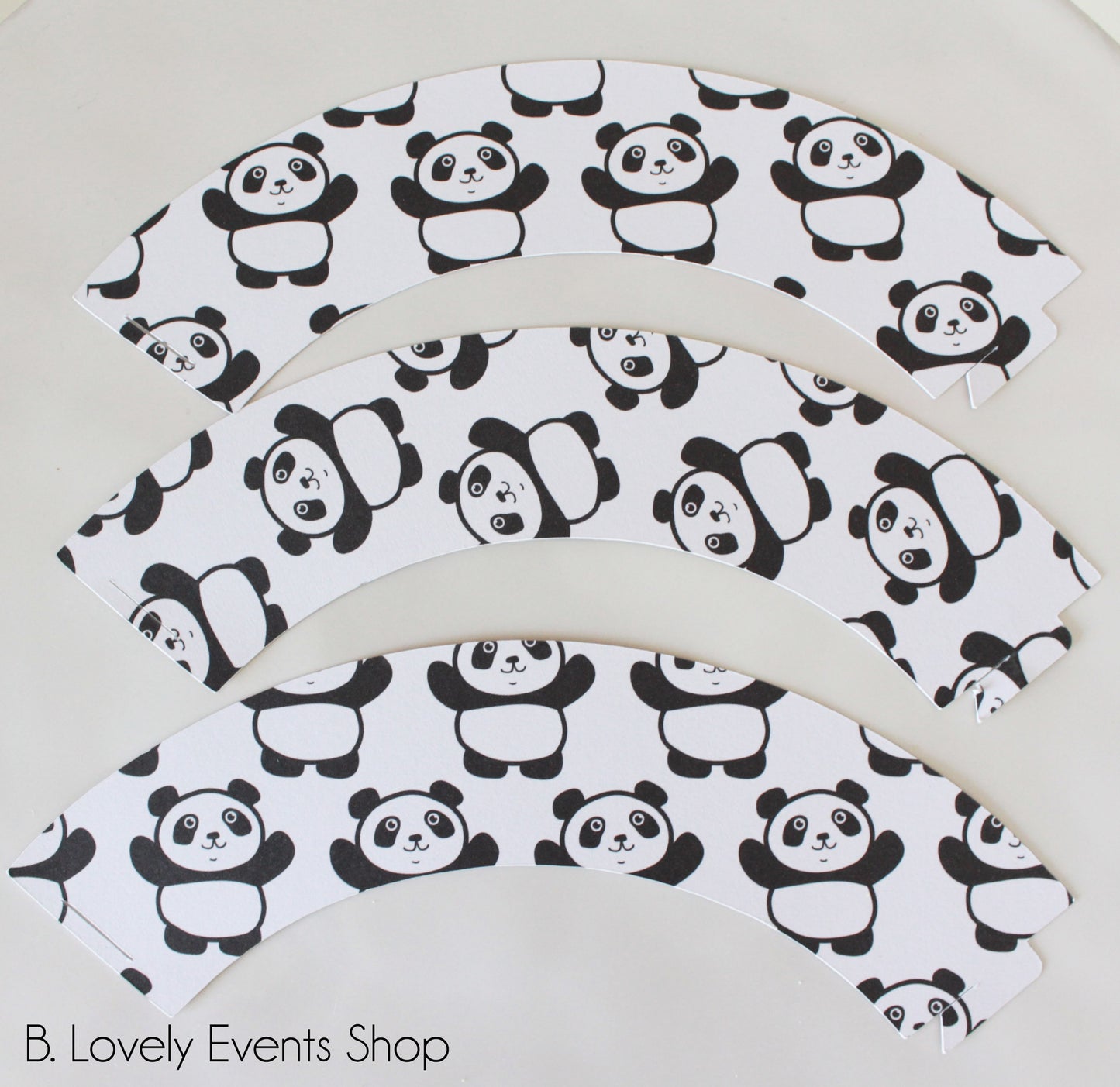 Fun Panda Cupcake Wrappers