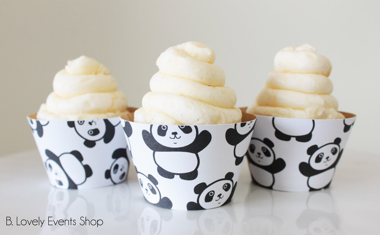 Fun Panda Cupcake Wrappers