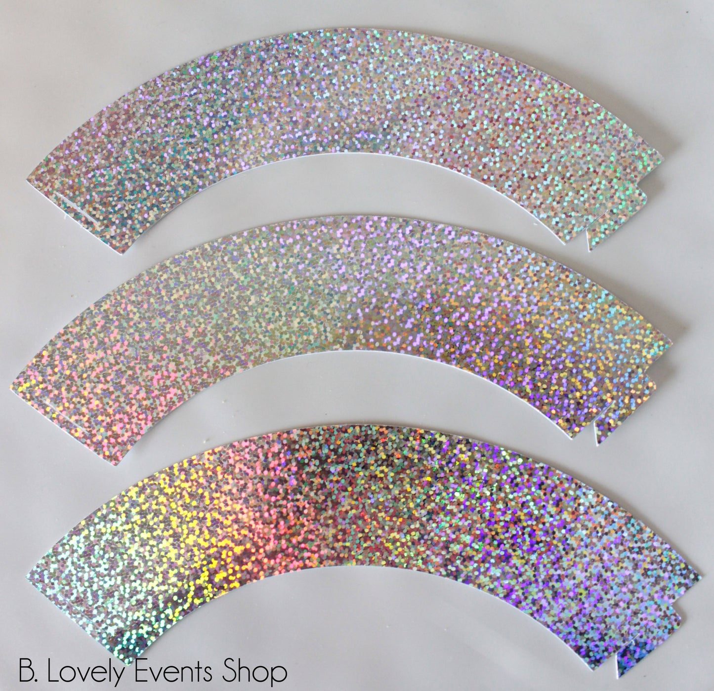 Rainbow Unicorn Sparkle Cupcake Wrappers