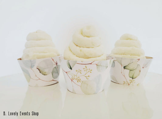 Eucalyptus Cupcake Wrappers