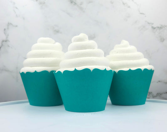 Turquoise Cupcake Wrappers
